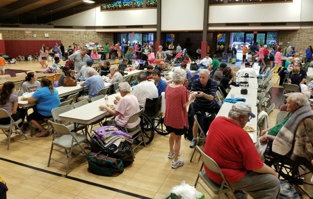 Kingwood shelter for Harvey evacuees.
