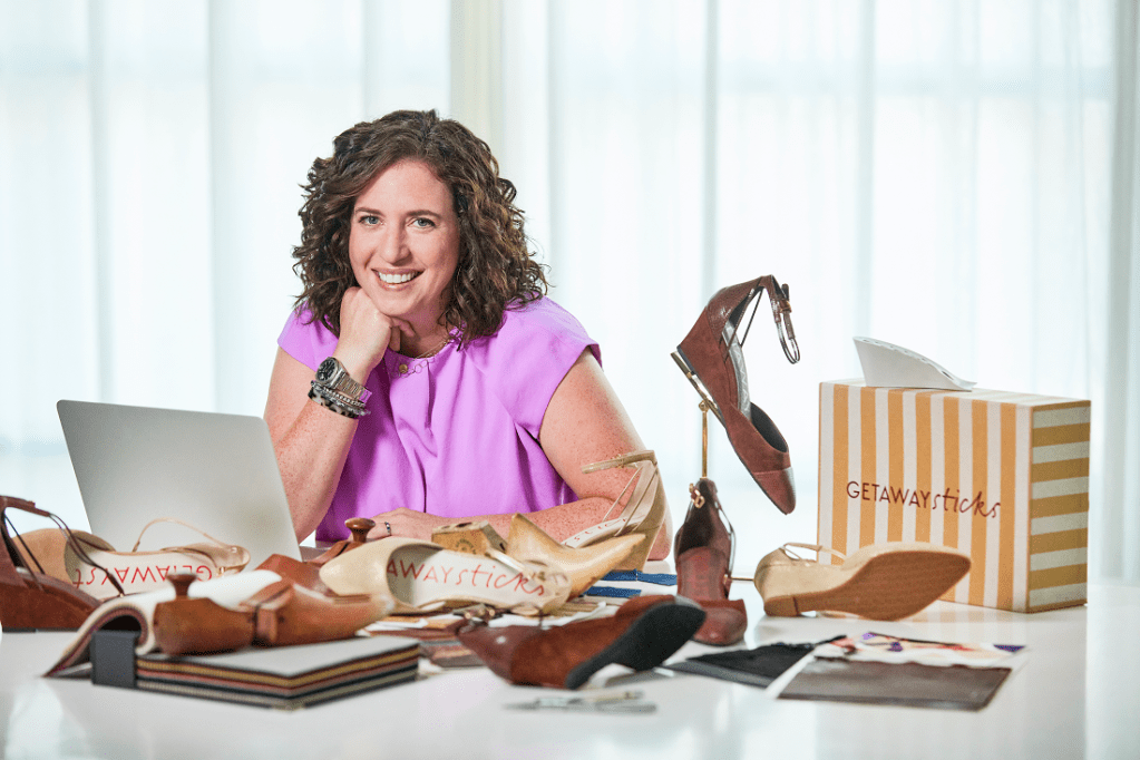 Steffie Tomson designed Getaway Sticks to offer shoes for women with both style and comfort.