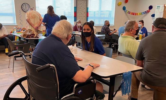 the Law Harrington Senior Living Center on June 24, 2022.