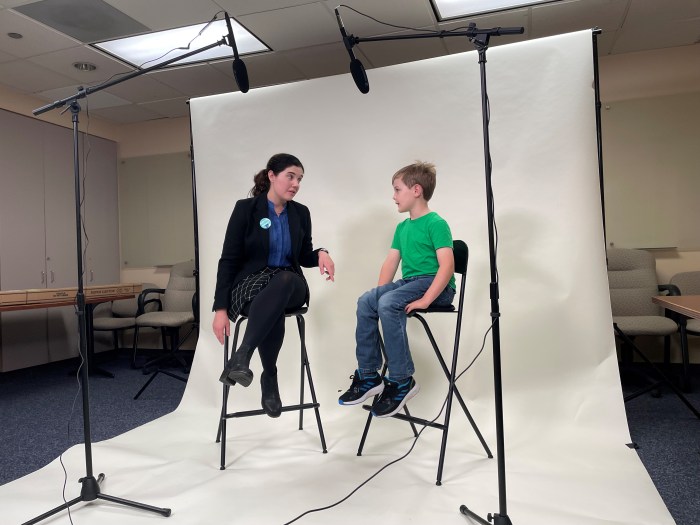 Dr. Rachel Arey and Edmund Baker